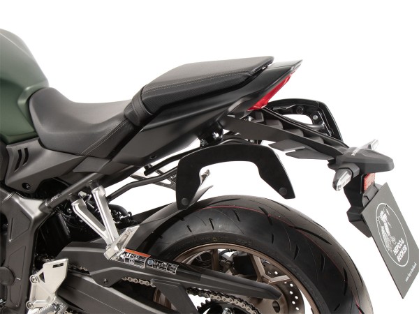 Supports latéraux C-Bow noirs pour Honda CB 650 R / E-Clutch (24-) Hepco & Becker
