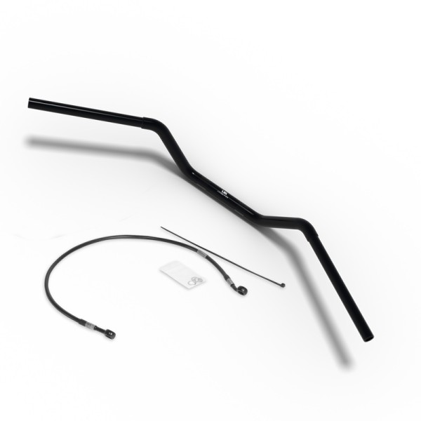 HIGHSIDER pro Flat Track L14 Kit de guidon 1 pouce, Avec conduite de frein, Pour HD