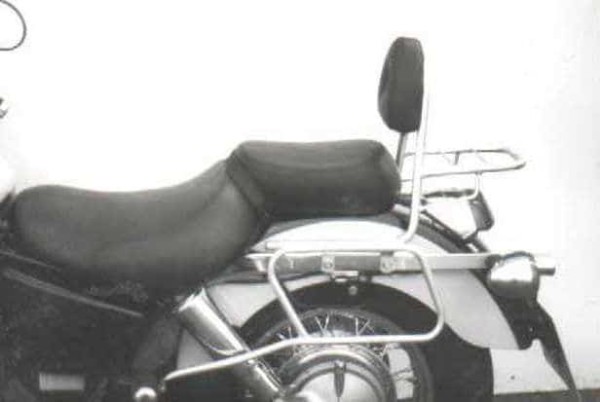 Sissybar avec porte-bagages chromé pour Honda VT 1100 C2 Shadow (95-00) Hepco & Becker