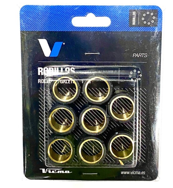 Tecnium Satz Variomatrollen 25x17mm 15gr - 8 teilig