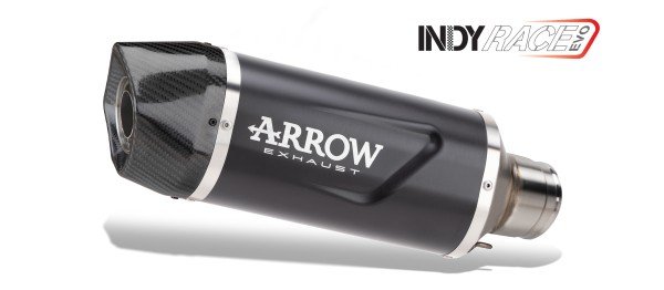 ARROW Auspuff INDY RACE EVO DARK Aluminium schwarz für BMW F900GS / Adventure / F800GS Modelljahr 20