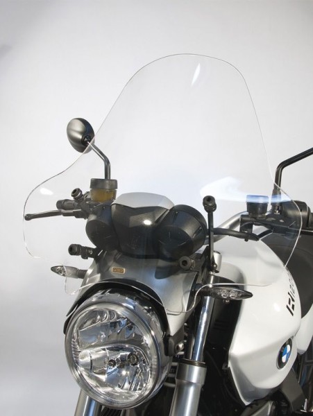 Pare-brise haut, inclinable - hauteur 510 mm pour BMW R 1200 R (11-14), clair