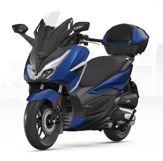 Top Case 35L y compris pont à bagages Forza 350 (2021-) *PB-397P* MATT PEARL PACIFIC BLUE original Honda