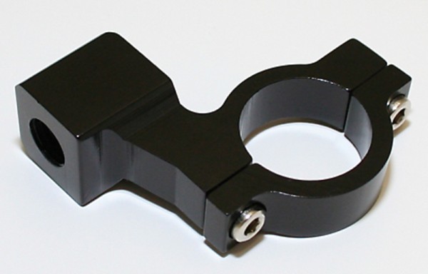 HIGHSIDER smart Pince à miroir Noir Avec filetage à droite Pour CNC, Pour guidon 7/8 pouces
