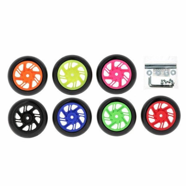 VECTOR Roues Ø 110 mm pour support universel et monobras - Jaune (4 pcs.)