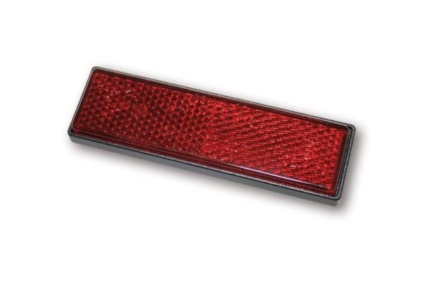 HIGHSIDER smart Catadioptre Rouge Rectangulaire Avec 2 X Boulons Filetés M4 (1pc)
