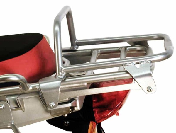 Porte-bagages tubulaire top case argent pour BMW R 1200 GS Adventure (06-13) Hepco & Becker