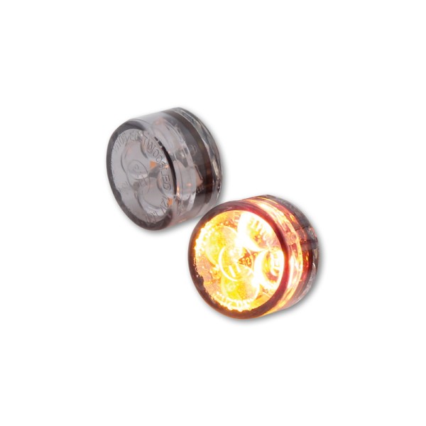 HIGHSIDER Smart Module Sixteen LED 3in1 Combinaison de clignotants et de feux arrière Module Lentille Gris Fumée (paire),