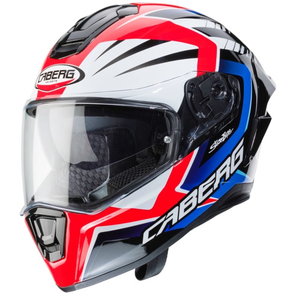 Caberg casque Drift Evo MR55, blanc/rouge-bleu