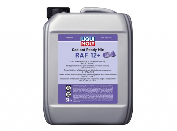 Liqui Moly liquide de refroidissement, Coolant Ready Mix RAF 12+, 5 l