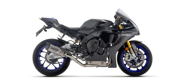 ARROW COMPETETION Komplettanlage mit Indy Race Evo Endschalldämper für Yamaha YZF-R1 Modelljahr 2025