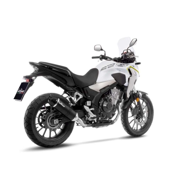 LeoVince pot d'échappement LV One Evo pour Honda CB 500 F /X, CBR 500 R, carbone, slip on, Euro4+5, E-approbation