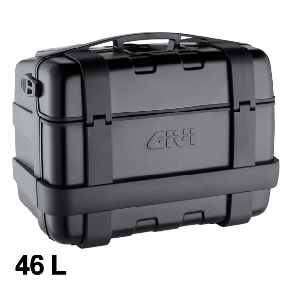 Trekker 46 litres MONOKEY valise avec housse alu noire Givi
