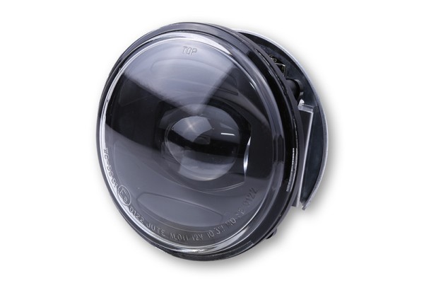 HIGHSIDER smart 4 pouces Insert de phare LED noir feu de croisement, homologué E (1pc)