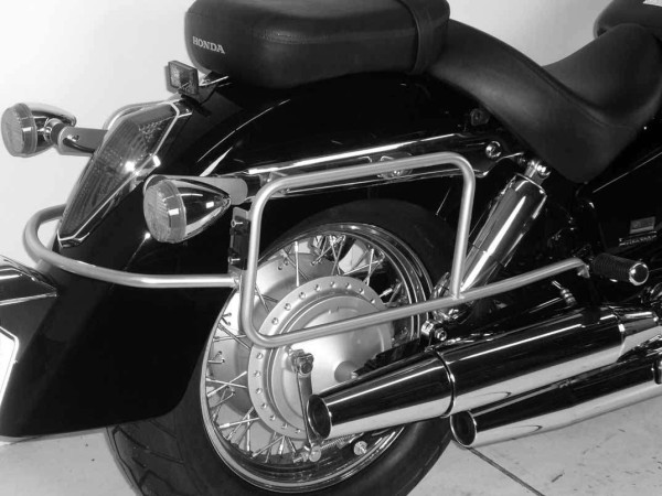Porte-bagages latéraux vissés en chrome pour Honda VT 750 C Shadow (08-16) Hepco & Becker