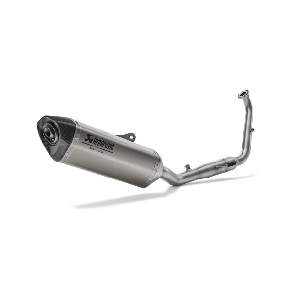 Système d'échappement complet Akrapovic en titane pour Yamaha MT-125 (20-) d'origine