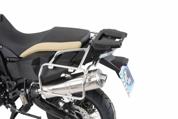 Support de topcase Alurack noir pour BMW F 800 GS Adventure Hepco & Becker