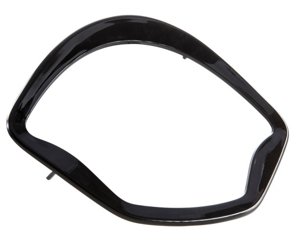 Anneau décoratif tachymètre pour Vespa GTS/GTS Super 125-300ccm ('14-), noir brillant