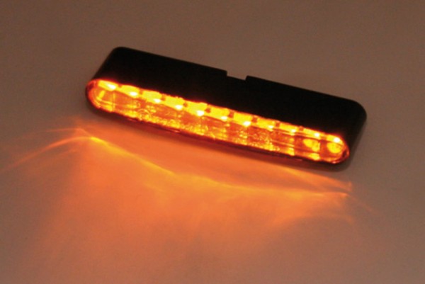 HIGHSIDER Pro Stripe LED Indicator-Module boîtier / lentille gris fumée (paire), avant & arrière