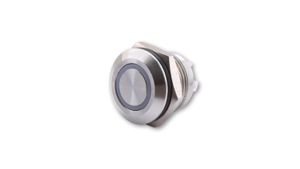 HIGHSIDER pro Bouton-poussoir Avec anneau lumineux LED En différentes couleurs (M12) (1pc)