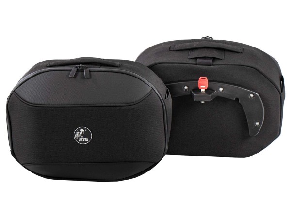 Kit de sacoches souples Street pour porte-vélos C-Bow noir Hepco & Becker