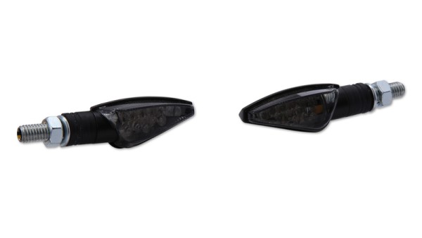 HIGHSIDER Smart Toledo clignotants LED boîtier noir / lentille gris fumée (paire), avant & arrière