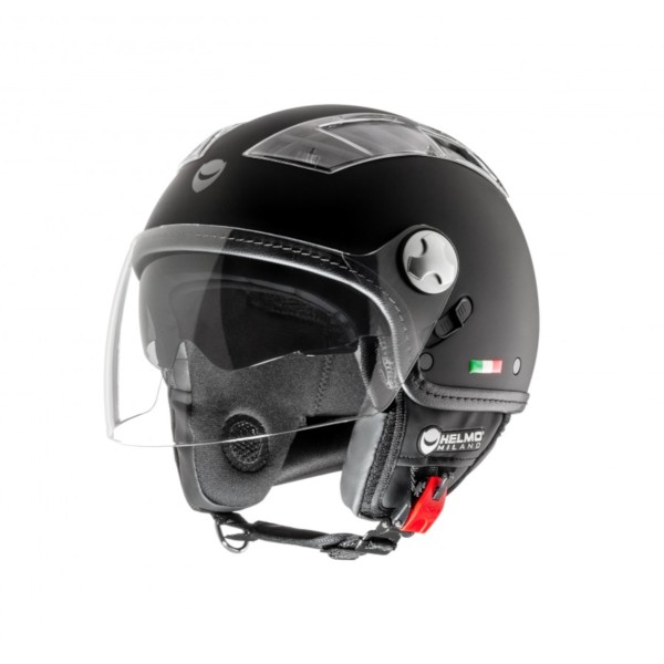 Helmo Milano Demi Jet, Turbine, noir, matt