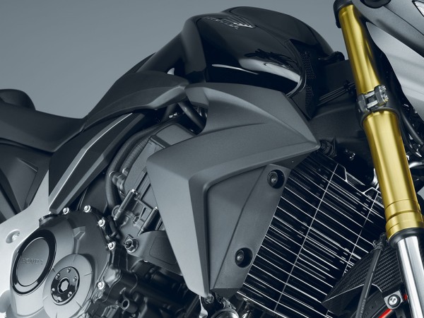 Kit de carénage de radiateur d'origine Honda CB 1000 R Noir mat