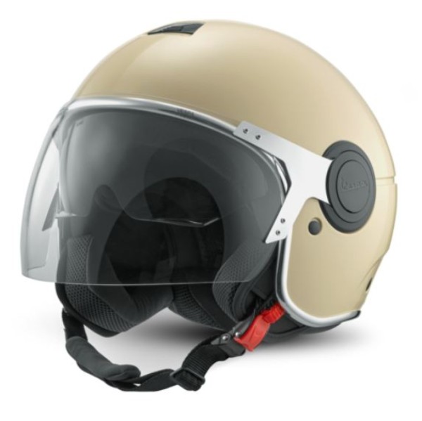 Vespa casque jet Demi Jet, beige argentario