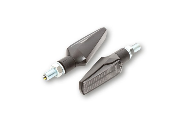 HIGHSIDER Smart Fineline LED 3in1 Combinaison de clignotants et de feux arrière Boîtier noir / Lentille gris fumée (P