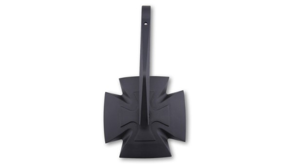 HIGHSIDER pro Rétroviseur d'extrémité de guidon Iron Cross noir (1pc)