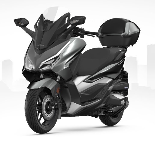 Top Case 35L y compris pont à bagages Forza 350 (2021-) NHC74M MAT ROBUST GREY METALLIC original Honda