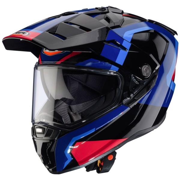 Caberg casque Tanami Scram noir/bleu-rouge