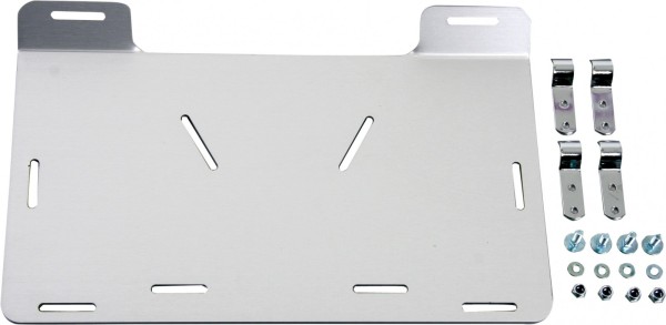 Elargisseur de porte-bagages en aluminium pour handbags à monter sur sissybars avec support arrière original Hepco