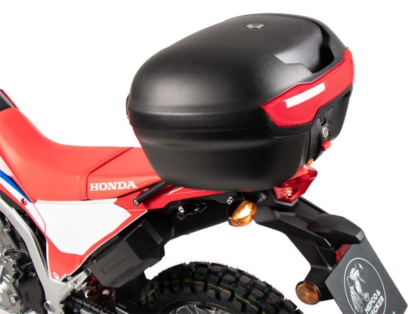 Support de top case noir y compris top case Journey 40 noir/argent pour Honda CRF 300 Rally (21-)