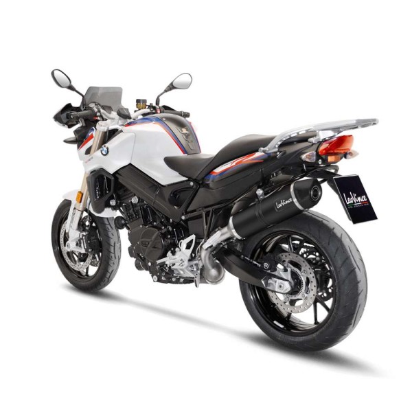 LeoVince système d?èchappement LV One Evo pour BMW F 800 GT /R, acier inoxydable noir, slip on, Euro4, ABE