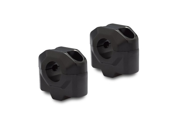 SW-Motech Réhausse de guidon, noir pour guidon Ø 22 mm, H=25 mm pour Moto Guzzi V7 III (18-20) - SW Motech