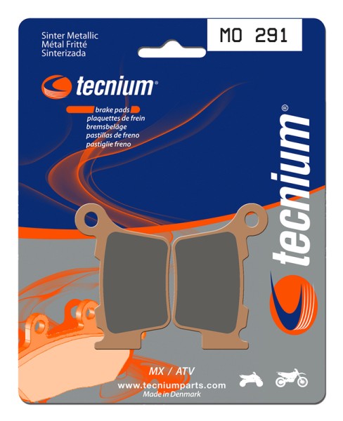 Plaquettes de frein Tecnium MX/ATV en métal fritté - MO291