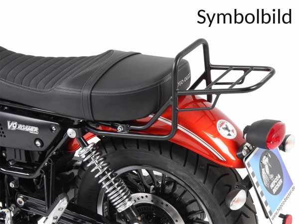 Porte-bagages tubulaire support de top case chromé pour Moto Guzzi V9 Bobber/Special Edition (21-)