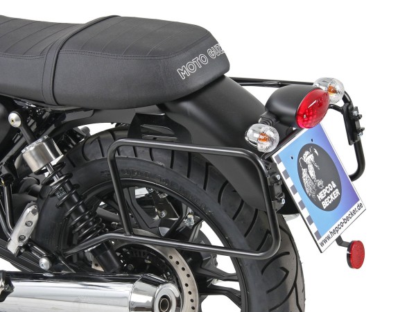 Supports de valises latérales vissés chromés pour V 7 II Classic (année 15-) Hepco & Becker
