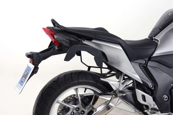 Supports latéraux C-Bow noirs pour Honda VFR 1200 F (10-16) Hepco & Becker