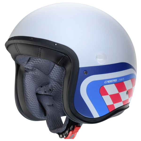 Caberg casque Freeride X Daytona blanc mat/bleu-rouge