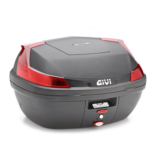B47 BLADE MONOLOCK Topcase avec plaque et réflecteurs rouges d'origine Givi