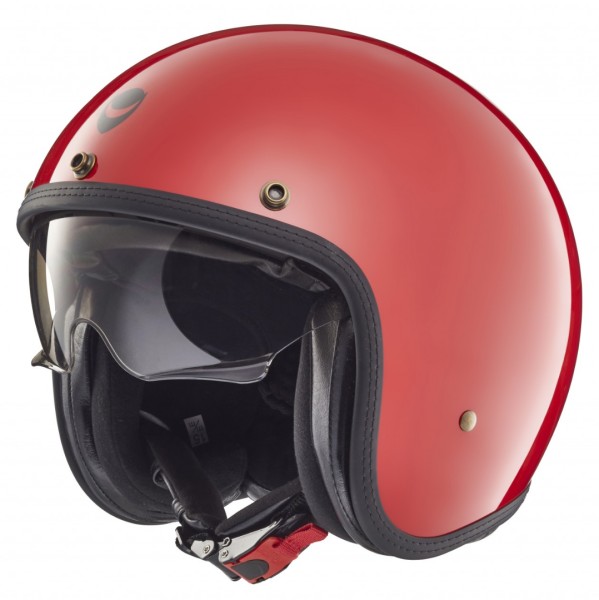 Casque jet Helmo Milano, Audace, rouge