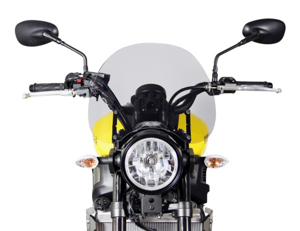 Vitre de tourisme MRA "NT" gris fumé pour YAMAHA XSR 700 toutes les années de construction