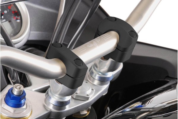 SW-Motech Convertisseur de guidon Ø 22 à 28 mm, noir, H=20 mm pour Yamaha XT 660 R /X - SW Motech