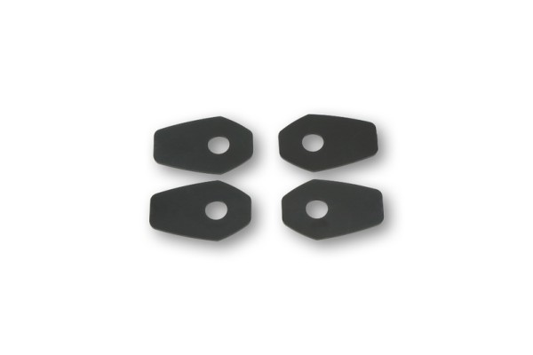 HIGHSIDER smart Plaques de montage Indy Spacer Noir Pour divers Kawasaki, Yamaha, Suzuki