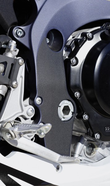 Film de protection du cadre, noir pour Suzuki GSX-R750 BJ. 2011-2017/ GSX-R600 BJ. 2011-2017