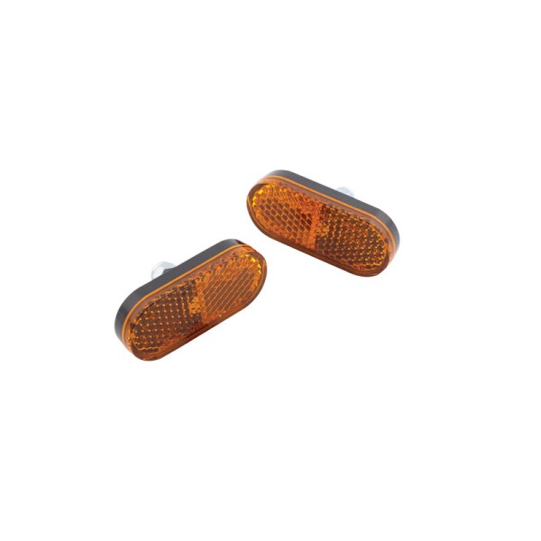 Réflecteur HIGHSIDER smart jaune Avec boulon fileté M5 (1pc)