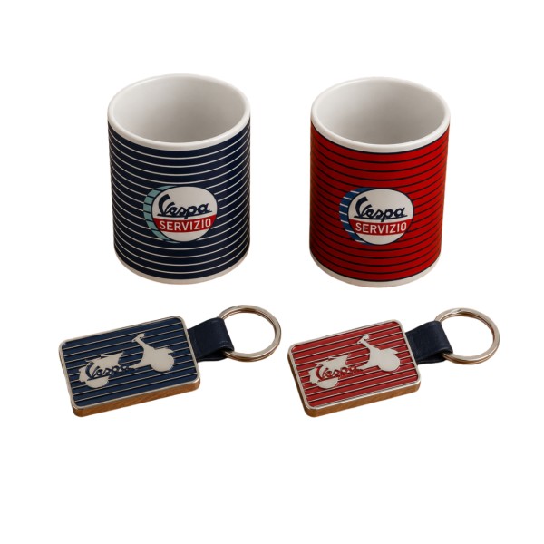 Pack de produits dérivés Vespa « Servizio Duo »